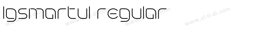 lgsmartul regular字体转换